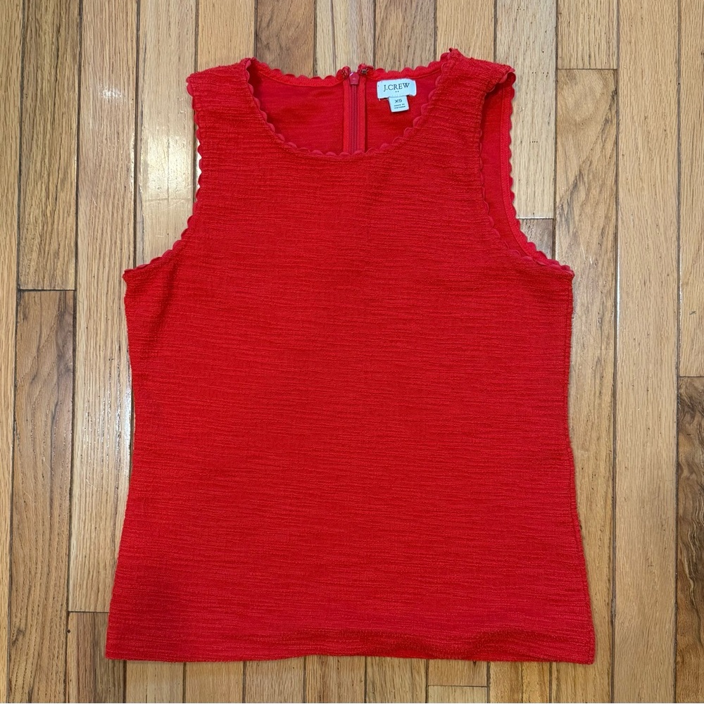 J Crew textured tank XS